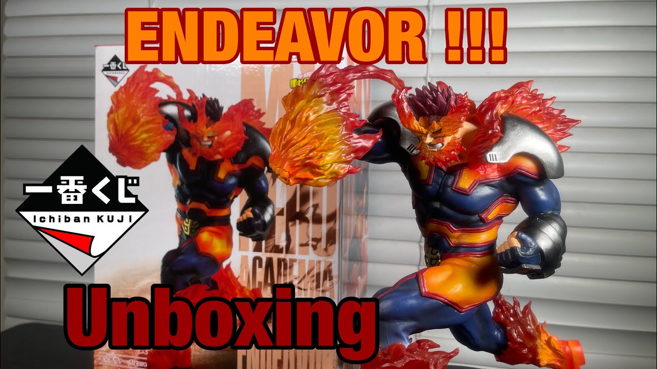Ichiban Kuji My hero Academia Rushing Prize F ENDEAVOR!!! figure 