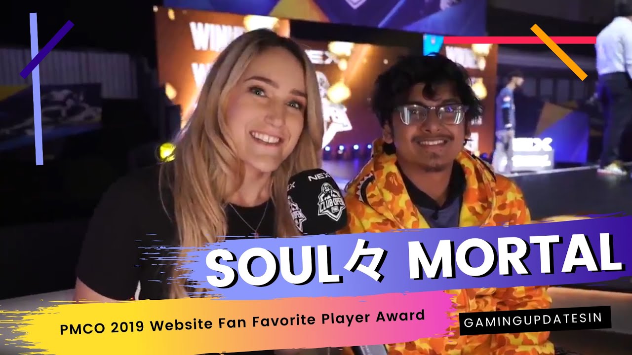 SouL MortaL Won The PMCO 2019 Website Fan Favorite Player Award | Pubg Mobile