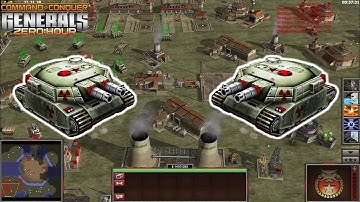 "Boss Tank vs Armies no chance" China Tank 1 vs 7 GLA Boss | C&C Generals Zero Hour Apocalyptic Mod