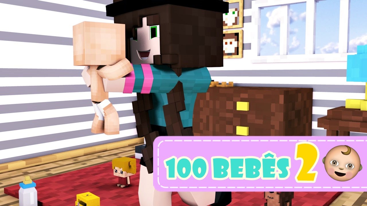 Minecraft: VOU SER MAMÃE? | DESAFIO DOS 100 BEBÊS 2 #1