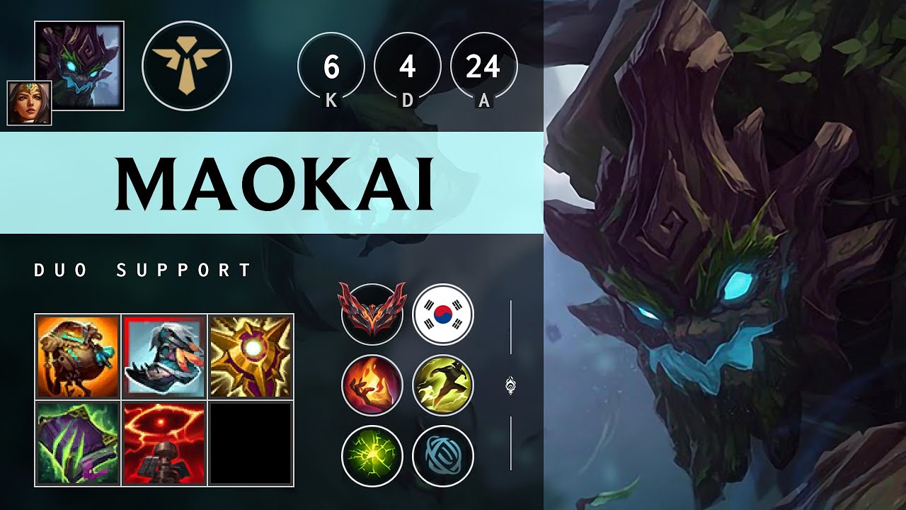 Maokai Support vs Seraphine - KR Grandmaster Patch 25.14
