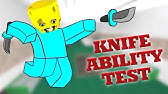 Infinite Kills Hack In Knife Ability Test Roblox Youtube - when knife ability test meets simulator knife simulator in roblox ibemaine