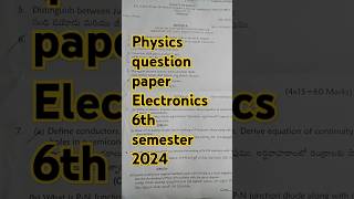 B.sc Semester Question Paper