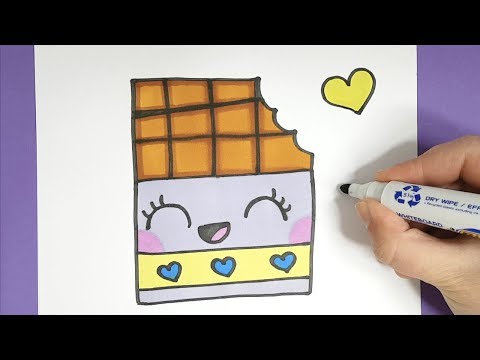 Kawaii Schokoladentafel Malen Einfach Und Suss Youtube