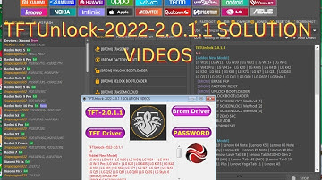 TFTUnlock-2022-2.0.1.1 SOLUTION VIDEOS
