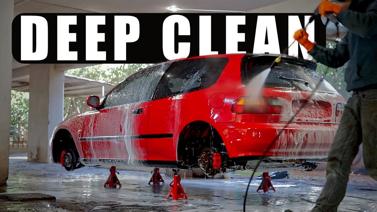 Winter Wash - 30 Year old Honda Civic Hatchback Exterior Deep Clean  - Auto Detailing