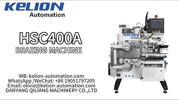 HSC 400A  CNC automatic brazing machine with wire solder(with robot)