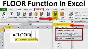 Floor Function in Excel | By Rohit Narang