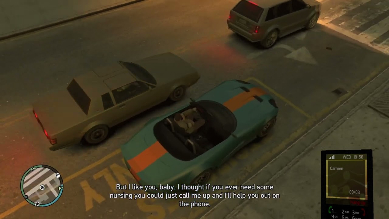 GTA 4 - Carmen Tells Niko That She Can Heal Him Over The Phone
