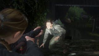 The Last Of Us 2 - WLF Soldiers Begging to Abby ( Wolves VS Abby )