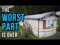 The WORST PART is Over - Mobile Home Roof Over