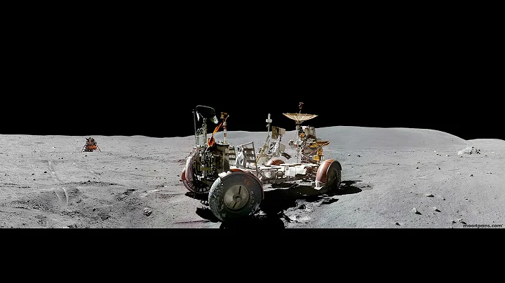 Apollo 16 Moon Panorama #shorts