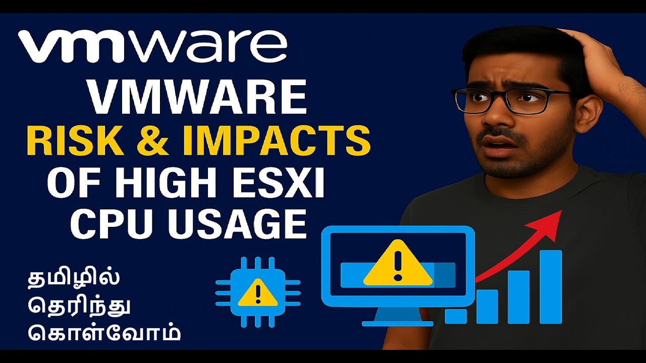 ESXI High CPU utilization issue and Solution in Tamil | Risk & Impacts ...