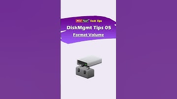 How to Format a Volume in Disk Management? #windowstips #diskmanagement #format