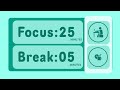 25/5 Pomodoro Timer | No Music 🔔 Bell Only | 2 Hours Study With Me for Deep Focus 🎯
