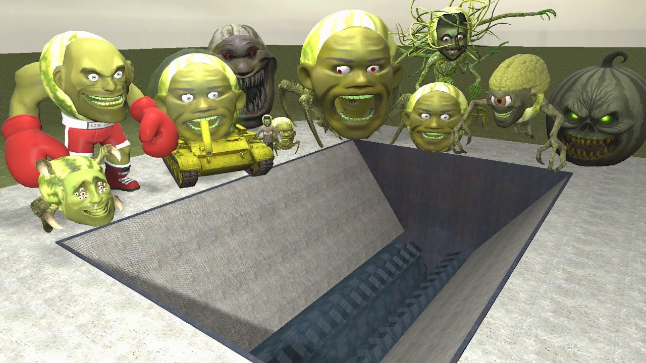 LING GANG MELON SPARTAN KICK İLE PARÇALAMA MAKİNESİNE ATIYORUM GARRY'S MOD