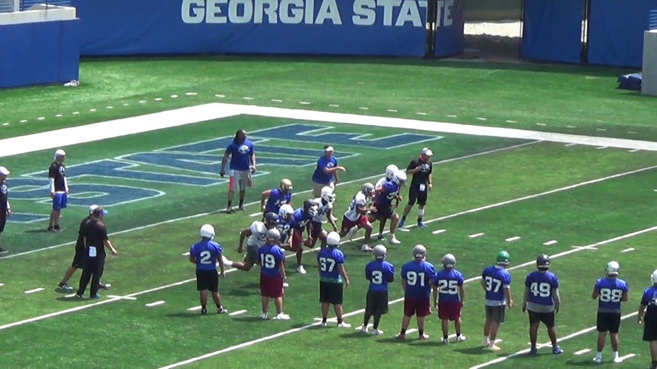 Fastest Man at the Georgia State Football Camp - YouTube