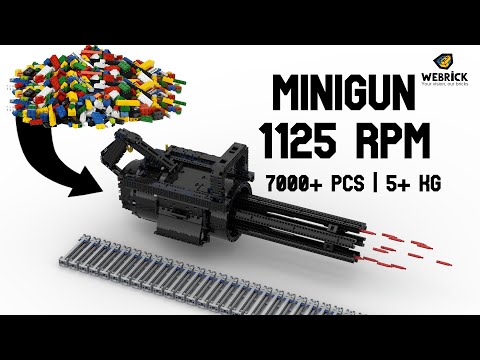 LEGO working MINIGUN (webrick)