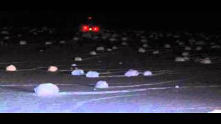Snow Rollers - snowballs forming by themselves in northern Michigan