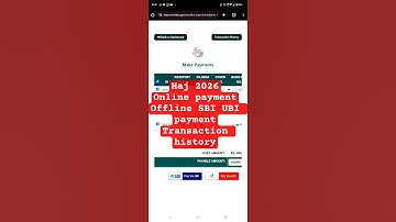 Haj 2026 | Online paynent| offline SBI UBI payment #hajj2026 #hajcommittee #haj2026