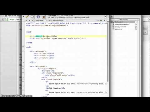 Html Layout