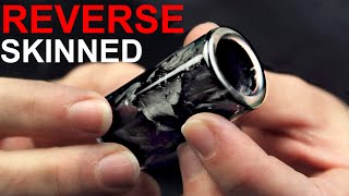 Forged Carbon Fiber Skin Inside a Tube (Glass Guitar Slide)