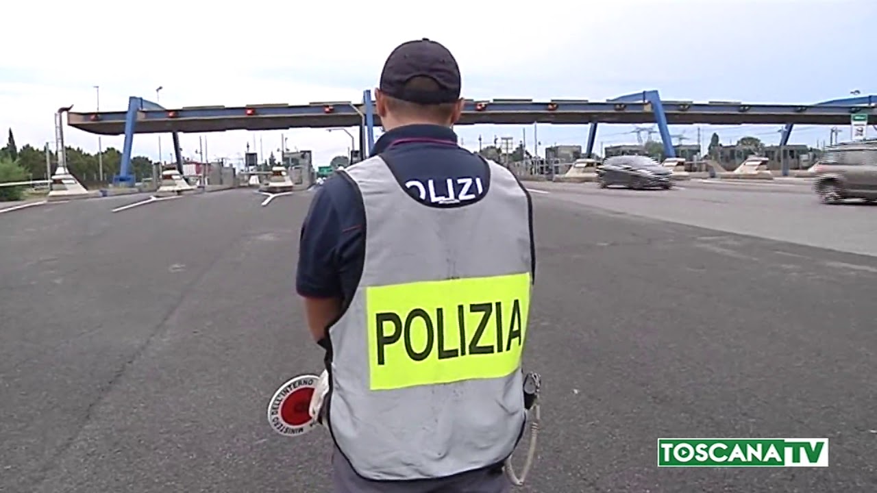 2018-08-14 TOSCANA - POLSTRADA, ATTENZIONATI SOPRATTUTTO I MEZZI PESANTI