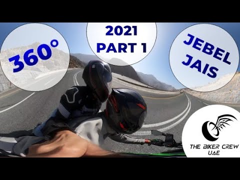 The Biker Crew UAE | Dubai to Jebel Jais | 360 Video | 2021 | Part 1