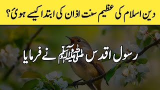 "The Dream that Brought the Adhan – Origin of the Call to Prayer" | Story of Adhan | Hadees in urdu