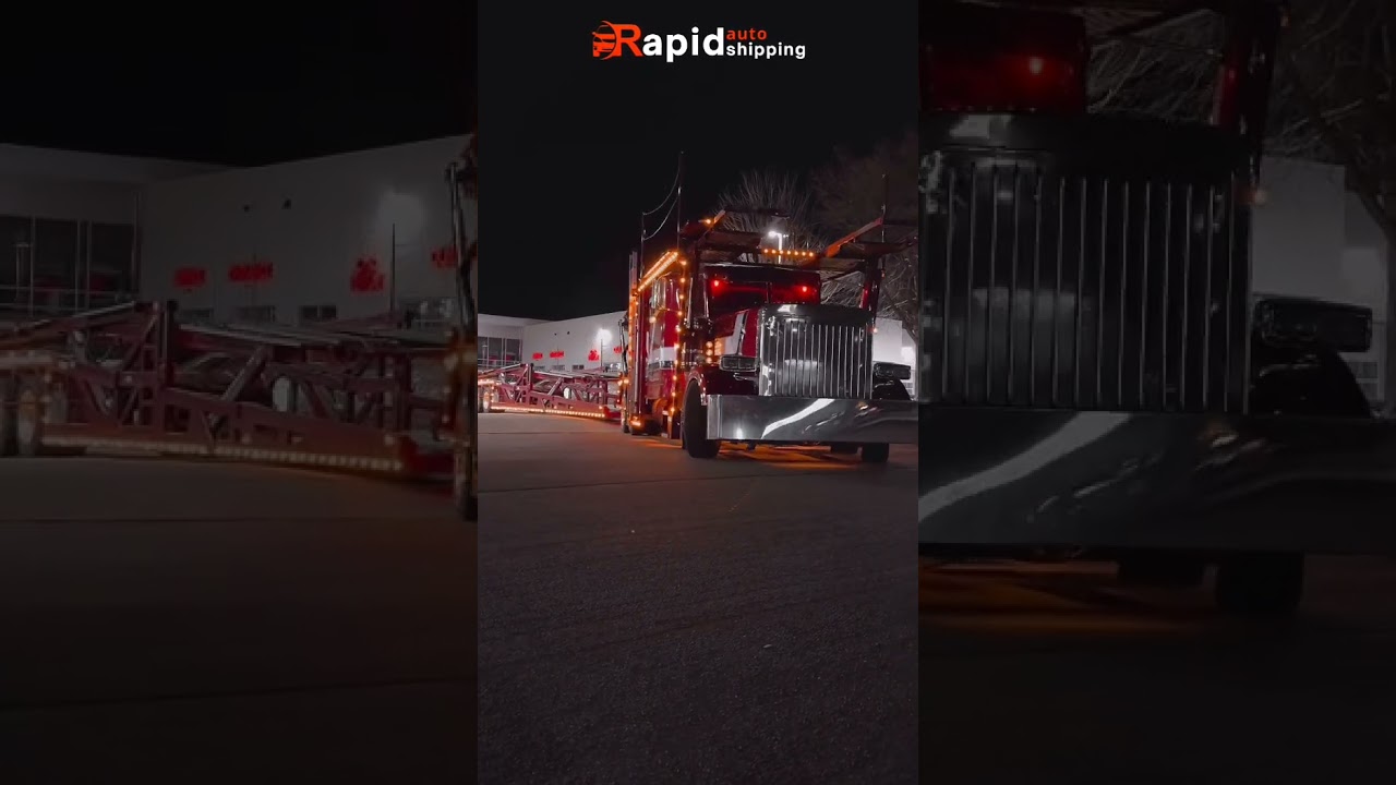Car Shipping Behind the Scenes with Rapid Auto Shipping 🌙🚗✨ 