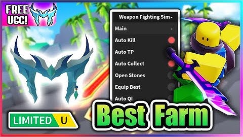[UGC LIMITED] Weapon Fighting Simulator Script - Auto Farm (Ice Mask)