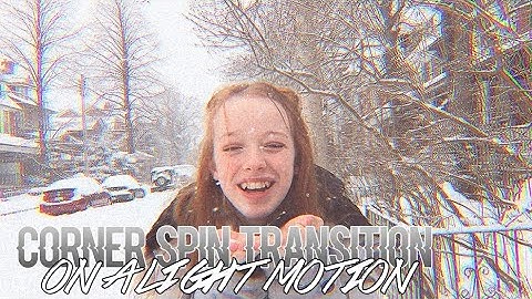 Corner spin transition on alight motion!!