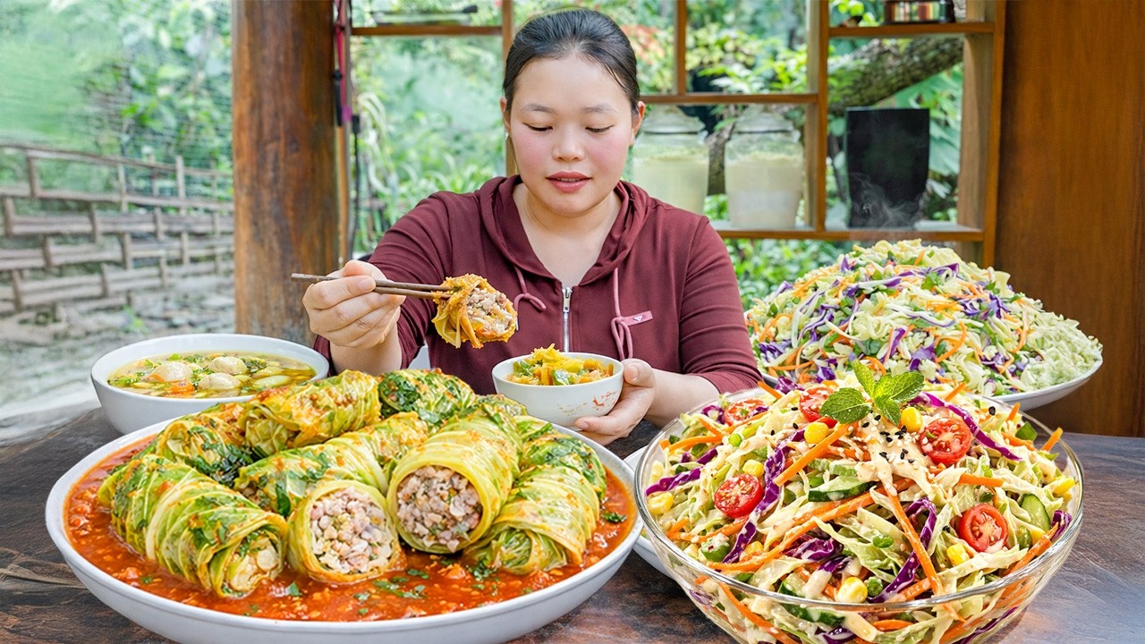 Doing Everything with Cabbage for Market Sales - Harvest Cabbage from the Garden | Huong Trieu Mai