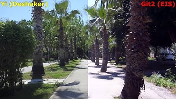 Xiaomi Yi vs GitUp Git2 side-by-side comparison.