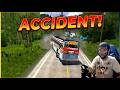 තවත් අනතුරුදායක රිය අනතුරක්|#ets2 #busgames #laahiru