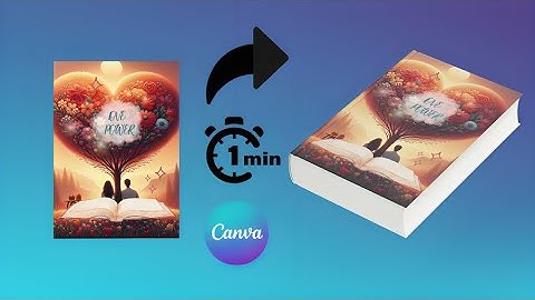 Place Your Image on a Book Mock-Up in Under 1 Minute – Canva Tutorial