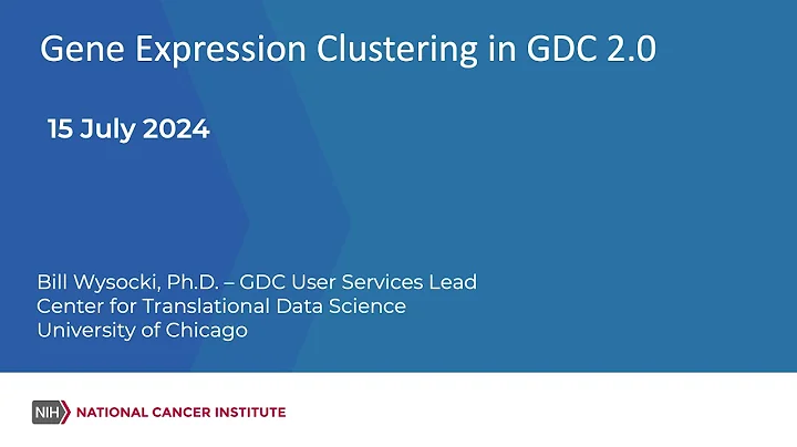 Gene Expression Clustering in GDC 2.0