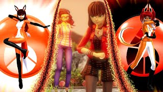 【MMD】Miraculous ☆ Fox Foes (Rena Rouge & Volpina swap transformations)「Short Story FANMADE」