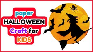 Paper Halloween Craft for KIDS #halloweencraftsforkids