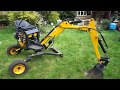 DIY Homemade Mini Excavator 360 Slew