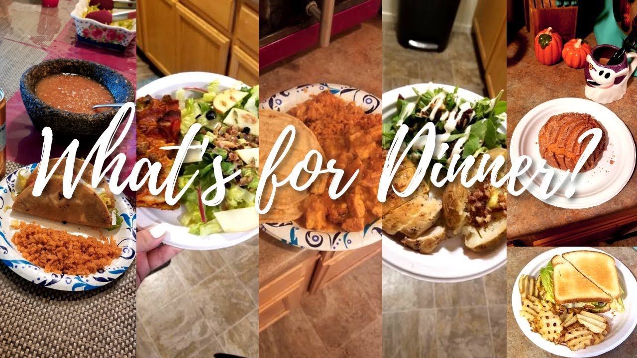 WHAT'S FOR DINNER? | 5 SIMPLE FAMILY FRIENDLY DINNER IDEAS | Crystal