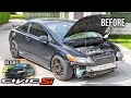 Restoration of a K20 Powered Honda Civic Si (Extremely Satisfying)