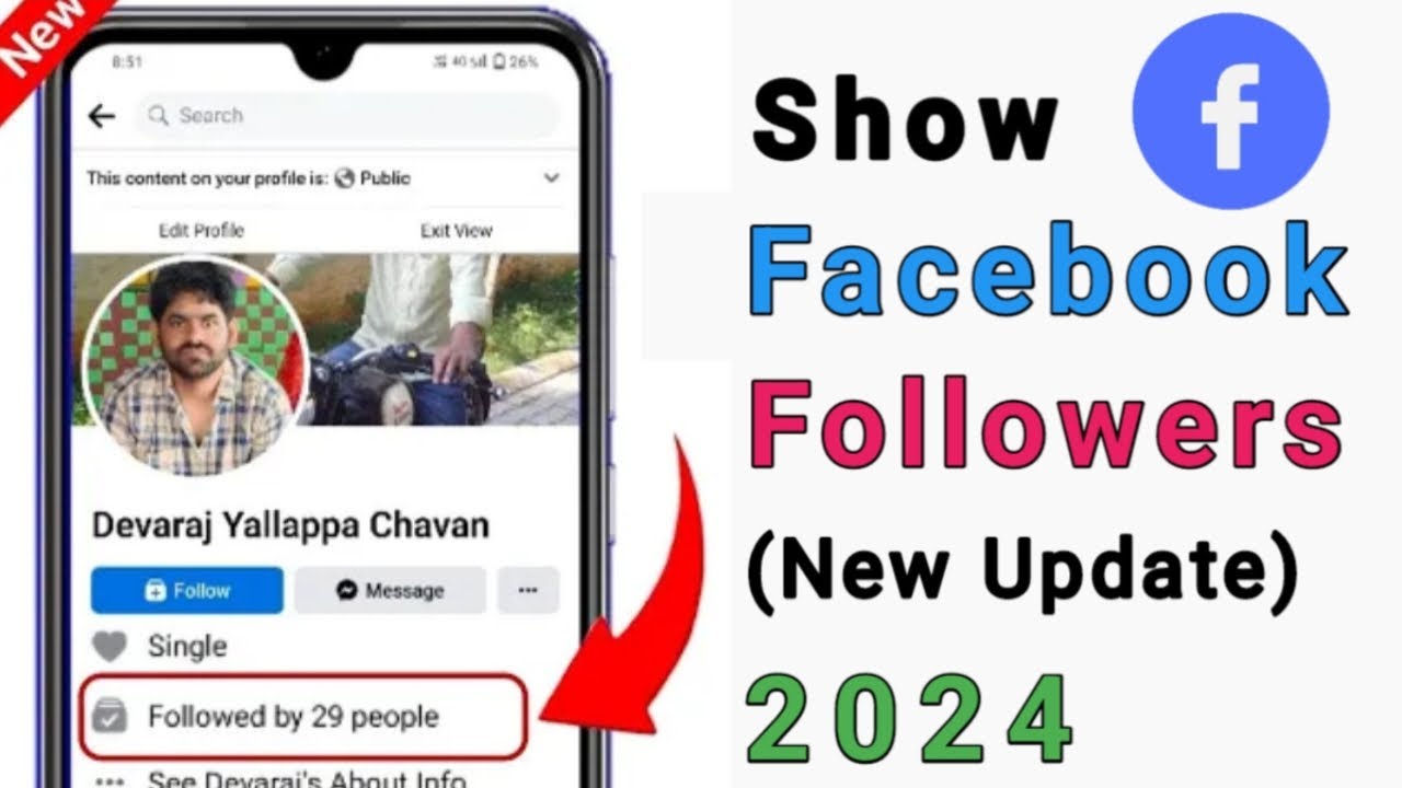 How to Show Followers on Facebook 2024 Facebook Followers Settings