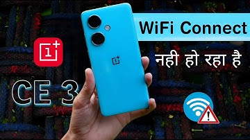 How to Solve Oneplus Nord CE 3 Wifi Connection Issue | Increase Wifi Range Problem Oneplus Nord CE 3