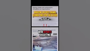 Amazon Layoffs Signal Leaner Org for the AI Era