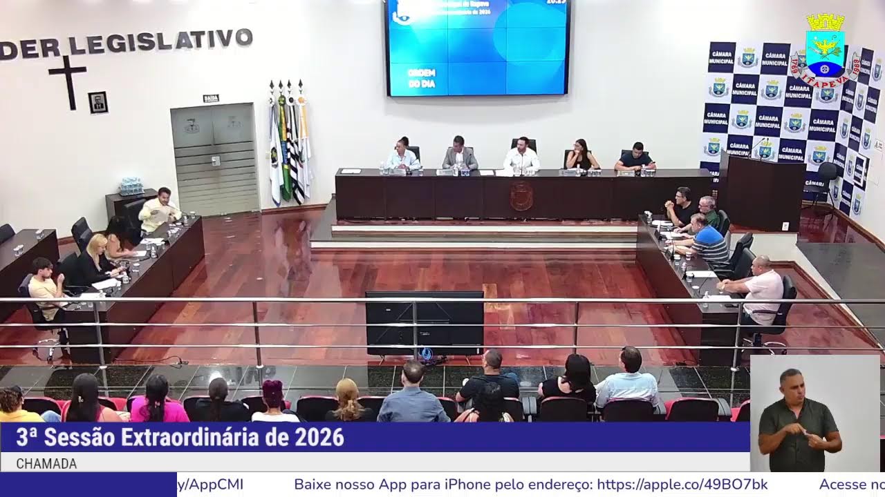 3ª SESSÃO EXTRAORDINÁRIA DO EXERCÍCIO DE 2026