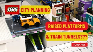 LEGO City Update - Taking Viewers Advice for Raised Section and Train Tunnel