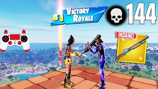 144 Elimination Duo Vs Squads Gameplay Wins Ft. @CycloneFN (Fortnite Chapter 5 PS4 Controller)