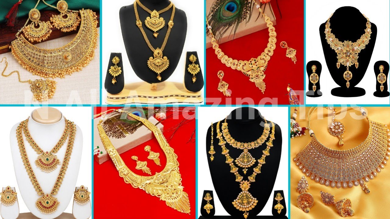 Latest gold necklace designs 2022 