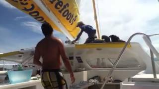 Catamaran excursion. Puerto Rico.